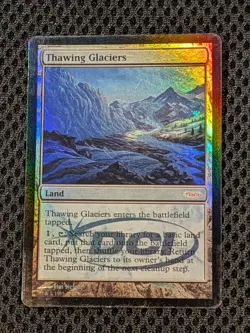 MTG Magic The Gathering Thawing Glaciers Judge Promo - Very Good, Slight Wear - Image 1