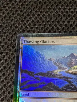MTG Magic The Gathering Thawing Glaciers Judge Promo - Very Good, Slight Wear - Image 2