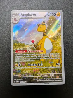 Ampharos 090/086 Chaos Rising Illustration Rare Pokemon Card - Image 1