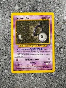 Pokemon TCG Cards Unown V 89/105 Neo Destiny EXC - Image 1