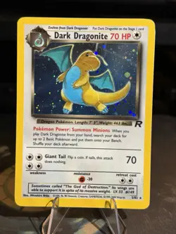 Pokemon TCG: Dark Dragonite Holo 5/82 Team Rocket - CLEAN - Image 1
