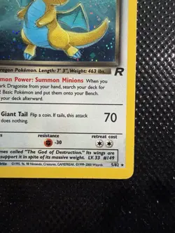 Pokemon TCG: Dark Dragonite Holo 5/82 Team Rocket - CLEAN - Image 3