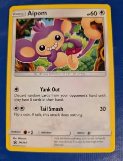 The Pokemon Company Aipom SM244 SM Promo Regular English 60 HP Pokemon TCG - Image 1