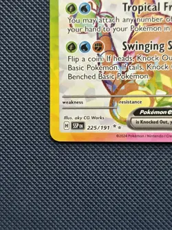 Pokemon Surging Sparks | Alolan Exeggutor EX Full Art 225/191 | NM - Image 3