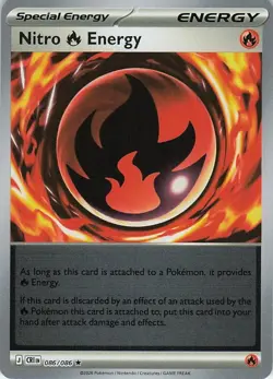 Nitro Fire Energy - 086/086 - Reverse Holo - Pokemon Chaos Rising - Image 1