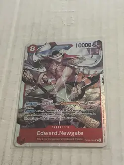 One Piece The Time Of Battle Edward Newgate OP16-003 SR English - Image 1