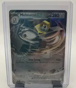 Melmetal EX 105/142 Double Rare Scarlet & Violet: Stellar Crown Pokemon TCG - Image 1