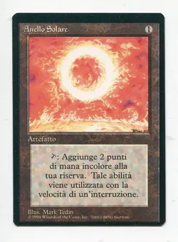 MAGIC ANELLO SOLARE MTG PRIMA EDIZIONE IT FBB - MAX - Image 1