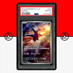 Pokemon PSA 10 Latios AR 070/064 Paradise Dragona sv7a Japanese - Image 1