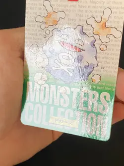 JAPANESE POKEMON KOFFING No.109 CARDDASS GREEN 1996 SMOGO - G/VG - Image 4