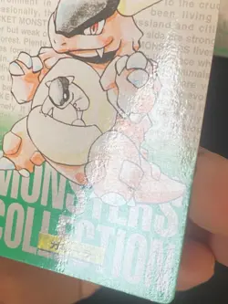 JAPANESE POKEMON KANGASKHAN No.115 CARDDASS GREEN 1996 KANGOUREX - VG/EXC - Image 5