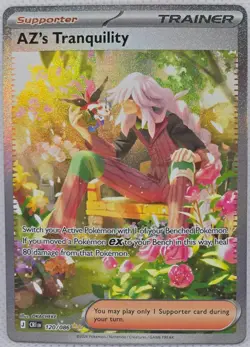AZ's Tranquility 120/086 ME04: Chaos Rising Pokemon Holo NM - Image 1