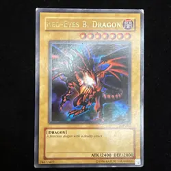 Yugioh Promo Red-Eyes Black Dragon Ultra Rare Holo JMP-002 LP - Image 1