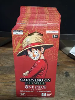 🔥 One piece OP13 Carrying on His Will Sleeved Booster Pack LOT X15 🔥 - Image 2