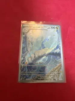 Pokemon TCG Dragonair Scarlet & Violet 151 Illustration Rare Holo Card 181/165 - Image 1