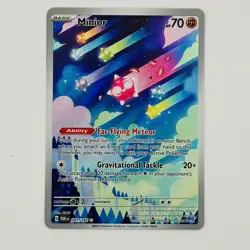 Pokemon TCG Minior Card Holo Illustration Rare, Paradox Rift 201/182 - Image 1