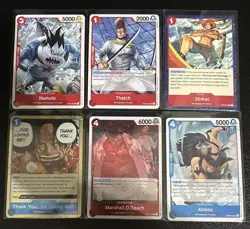 One Piece Whitebeard Pirates Theme 31 Card Lot Marco/Izo/Whitey Bay/Thatch/Ace - Image 4