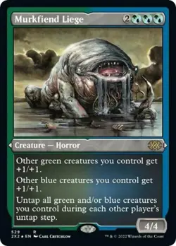 Murkfiend Liege (Foil Etched) -Foil Near Mint MTG Double Masters 2022 - Image 1