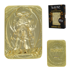 Yu-Gi-Oh! Limited Edition 24k Gold Plated Summoned Skull Metal Collectible Card - Image 1