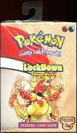 Sealed LOCKDOWN Fossil Theme Deck - Hanger (60 Pokemon Cards) - Image 1