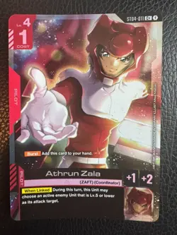 Athrun Zala ST04-011 Gundam TCG Tournament Promo Foil Card - Image 1