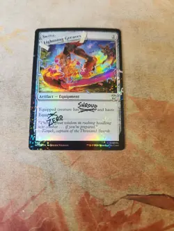 Lightning Greaves Pool Party FOIL Secret Lair MTG NM - Image 1