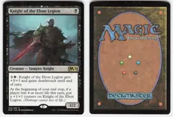 Knight of the Ebon Legion 105 Rare Core Set 2020 Magic: The Gathering LP - Image 1