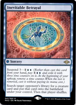 Inevitable Betrayal MH2 #47 Rare Modern Horizons 2 Magic: The Gathering NM - Image 1