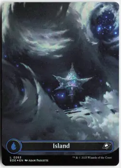 Island (0368) (Borderless) (Galaxy Foil) L Edge of Eternities 368 LP-NM - Image 1