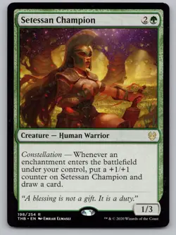 Setessan Champion 198 Rare Theros Beyond Death MTG Near Mint - Image 1