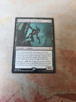 Shadowgrange Archfiend Commander Innistrad Crimson Vow MTG LP - Image 1