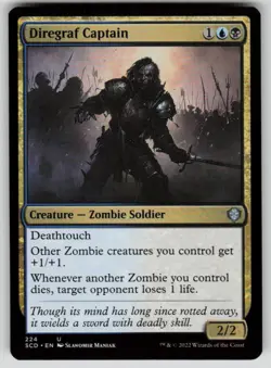 Diregraf Captain Uncommon Starter Commander Decks 224 MTG Near Mint 2022 - Image 1