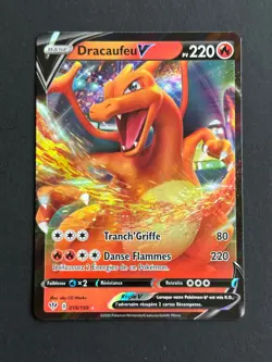 Carte Pokemon - Dracaufeu V - 019/189 Tenebres Embrasees - FR - Neuf - Image 1