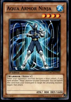 Aqua Armor Ninja Order of Chaos ORCS-EN015 MP YuGiOh TCG | Buy 10 Get 10 Free - Image 1