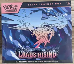 Pokemon TCG Chaos Rising Elite Trainer Box ETB (In Hand) NEW SEALED - Image 1