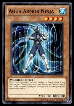 Aqua Armor Ninja Order of Chaos ORCS-EN015 MP YuGiOh TCG | Buy 10 Get 10 Free - Image 1