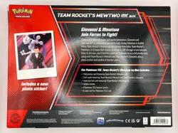 Pokemon TCG Destined Rivals Team Rocket’s Mewtwo Ex Box New & Sealed - Image 2