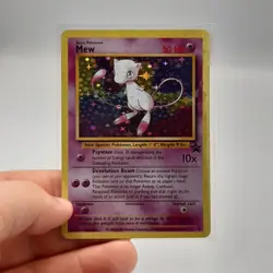 2000 Pokemon Black Star Promo Holo Mew #9 - Image 1