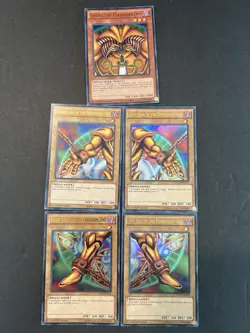 Exodia the Forbidden One YGLD-ENA17-ENA21 Ultra Rare Complete Set Yu-Gi-Oh NM - Image 1