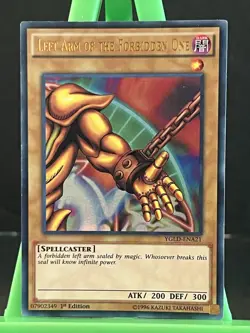 Exodia the Forbidden One YGLD-ENA17-ENA21 Ultra Rare Complete Set Yu-Gi-Oh NM - Image 4