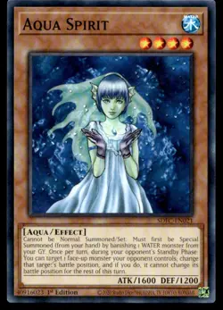 Aqua Spirit Structure Deck: Freezing Chains SDFC-EN021 MP YuGiOh TCG | Buy 10 Ge - Image 1