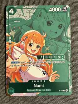 Nami (Winner Pack 2026 Vol. 2) Stamped Exclusive Promo One Piece English NM - Image 1