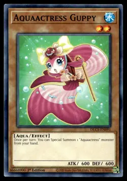 Aquaactress Guppy Dragons of Legend: The Complete Series DLCS-EN091 MP YuGiOh TC - Image 1