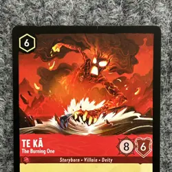 Disney Lorcana The First Chapter Te Ka The Burning One 126/204 Super Rare NM - Image 3