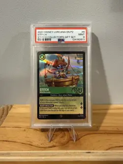 2024 DISNEY LORCANA EN P2-PROMO #8 STITCH - ALIEN BUCCANEER PSA 9 - Image 1