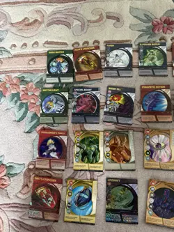 Bakugan Battle Brawlers Card Lot + Bakugan Figure Holo Cards Vintage 2008 - Image 2