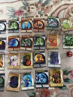 Bakugan Battle Brawlers Card Lot + Bakugan Figure Holo Cards Vintage 2008 - Image 3