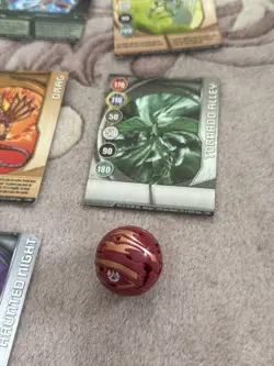 Bakugan Battle Brawlers Card Lot + Bakugan Figure Holo Cards Vintage 2008 - Image 4
