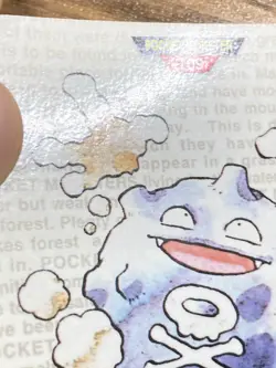Pokemon Carddass Card Koffing No.109 Bandai Pocket Monsters Green ver. 1996 - Image 4