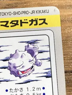 Pokemon Carddass Card Weezing File No.110 Bandai Pocket Monsters 1997 Japan - Image 3